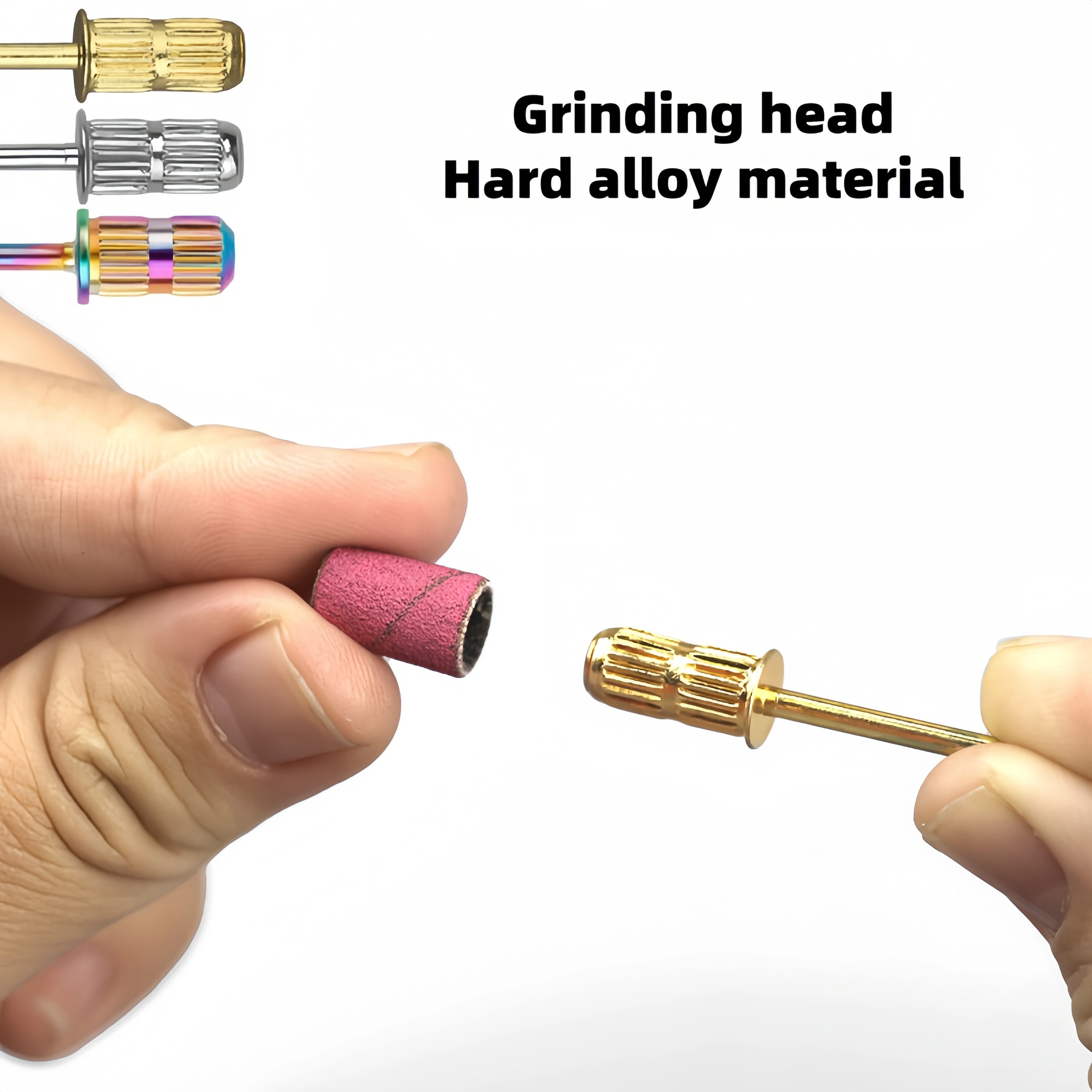 101pcs Mini Sanding Bands Kits Nail Drill Bits With 1pcs Mandrel Sets Electric Manicure Accessories Tool Dead Skin Remover