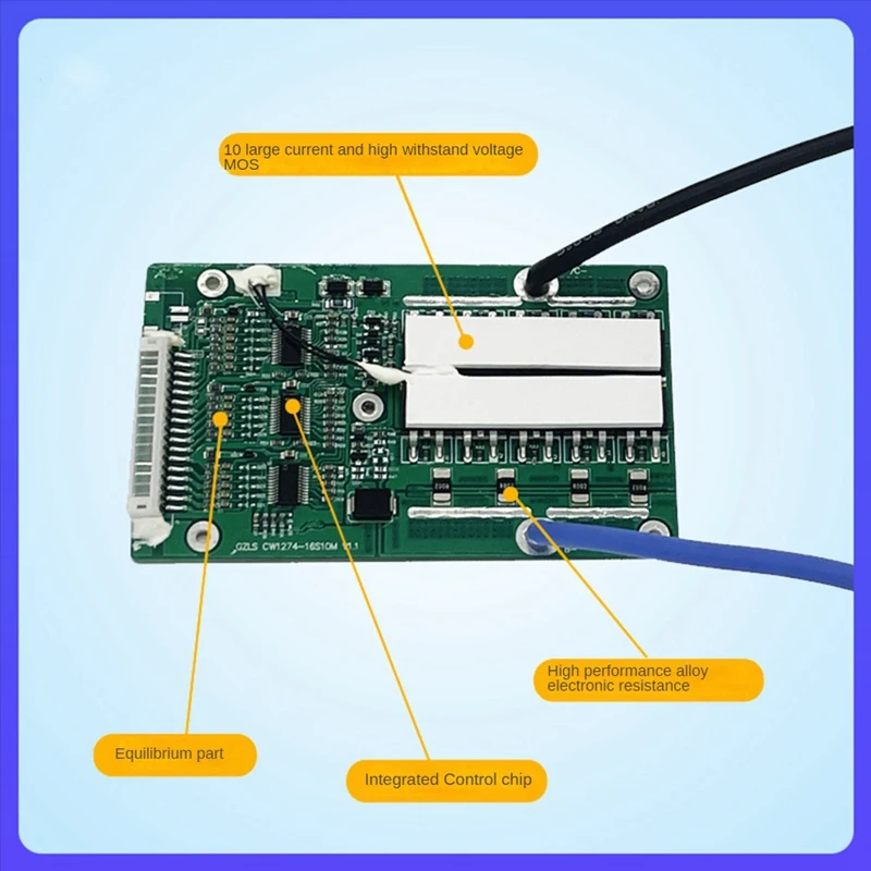 Lithium Battery With Balance Board 3.2V/3.7V14 Series 15 Series 16 Series Continuous Battery 30A