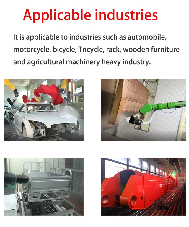 Peralatan Pengecatan Bubuk Industri untuk Pelapisan Logam Mesin Pengecatan Industri