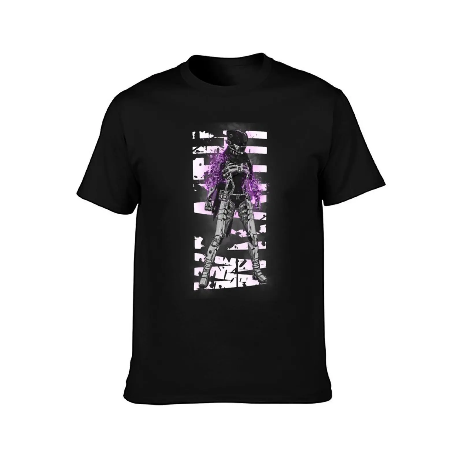 Apex Legends - Wraith Void Walker Shattered (Purple) T-Shirt Summer Casual Cotton Tee Oversized Streetwear Tops 100% Cotton