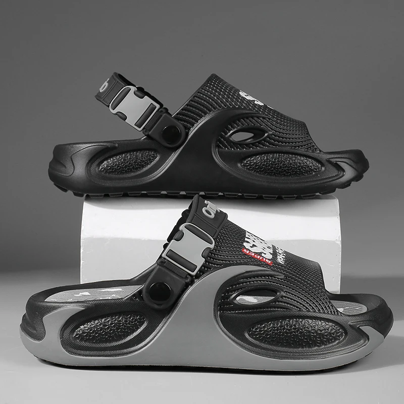 Summer New Design Men's Massage Slippers Indoor Outdoor Sandals Beach Men Casual Shoes EVA Soft Slides Male Couple House Slipper