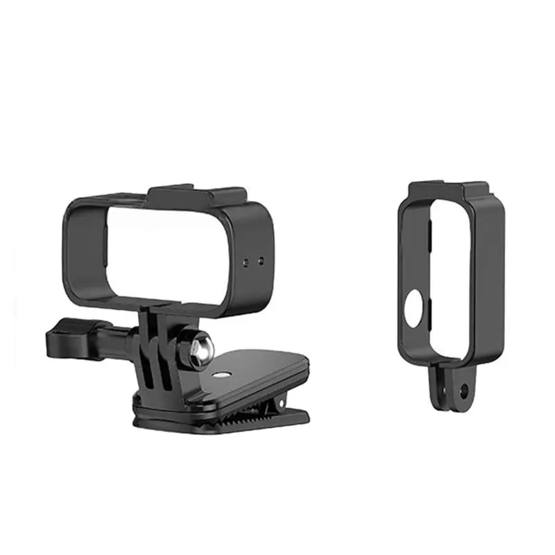 B03B-For DJI Osmo Nano Action Camera 360° Rotatable Hat Clip Mount Vertical Horizontal POV Cap Clamp Collar Backpack Clip
