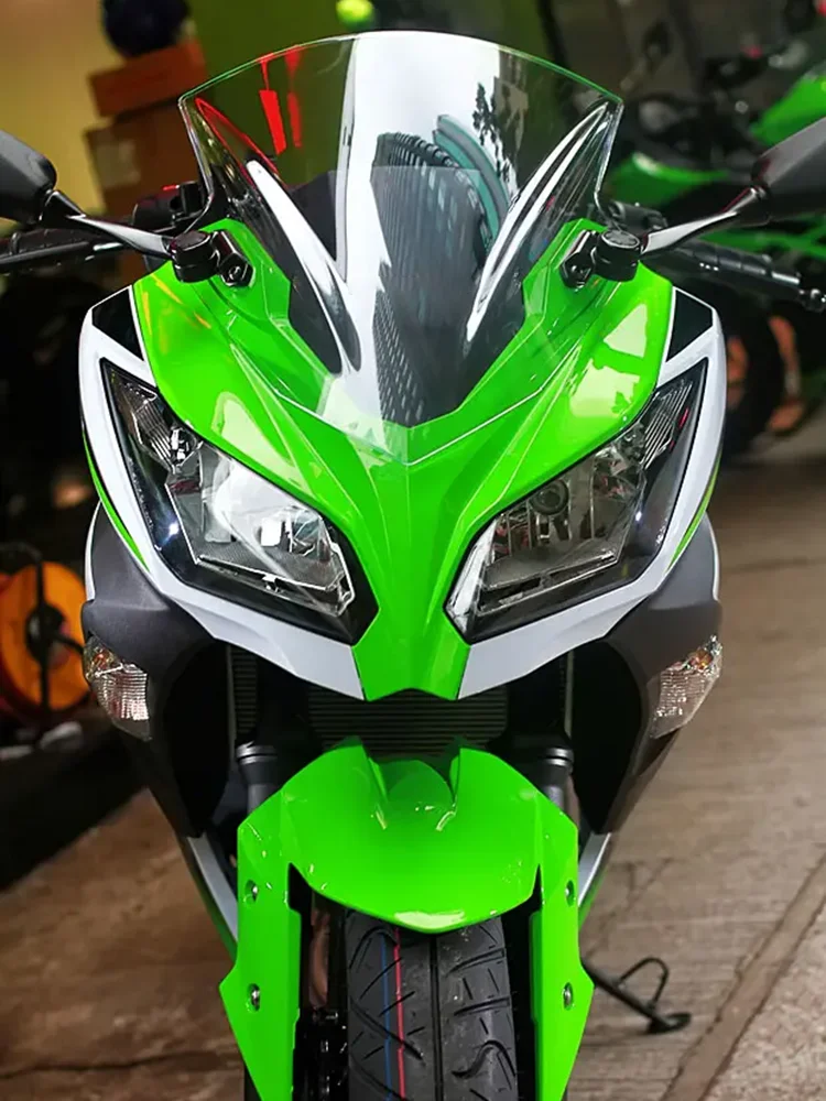 Fit For 2013 - 2018 Kawasaki Ninja 300 EX300 Motorcycle Windscreen Windshield  Double Bubble Ninja300 2014 2015 2016 2017