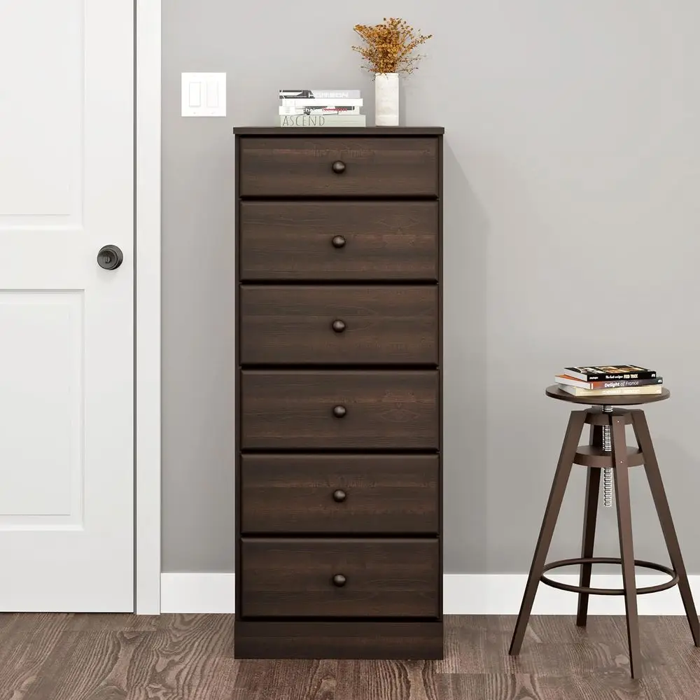 16.5 Deep x 19.75 Wide x 50 Tall - 6-Drawer Chest or Bedroom Storage