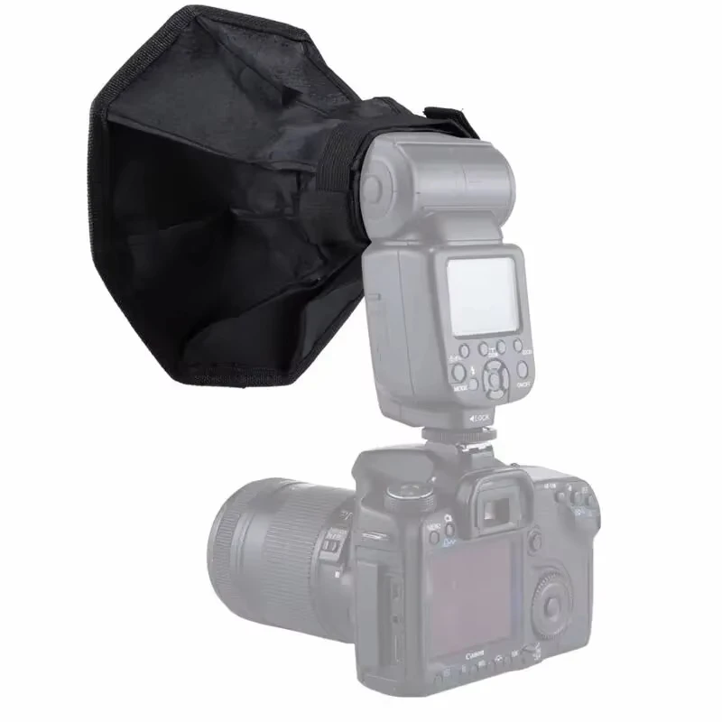 20cm 8 Square Photo Studio Octagon Flash Diffuser Mini Softbox for Speedlite Photo Studio Accessories Soft Box gallery 1
