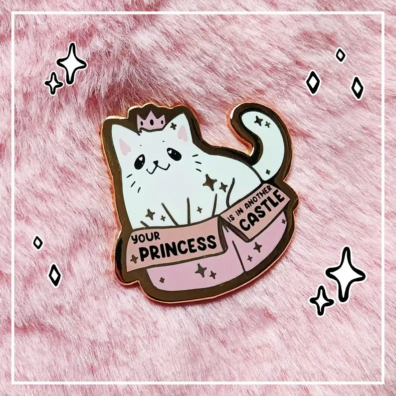 Paws'n'Pixels The Cake is a Lie Enamel Pin