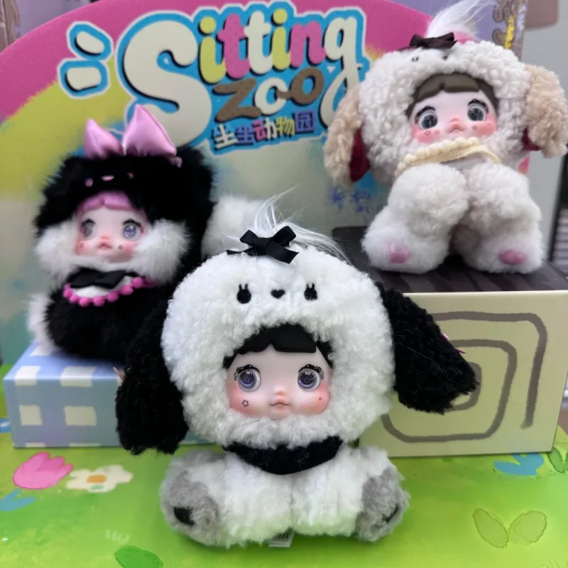 

Оригинальная серия Nommi Sitting Zoo, слепая коробка, коллекционная кукла Kawaii, брелок для ключей, сумка, подвесной орнамент, модные игрушки, загадочная коробка, подарок