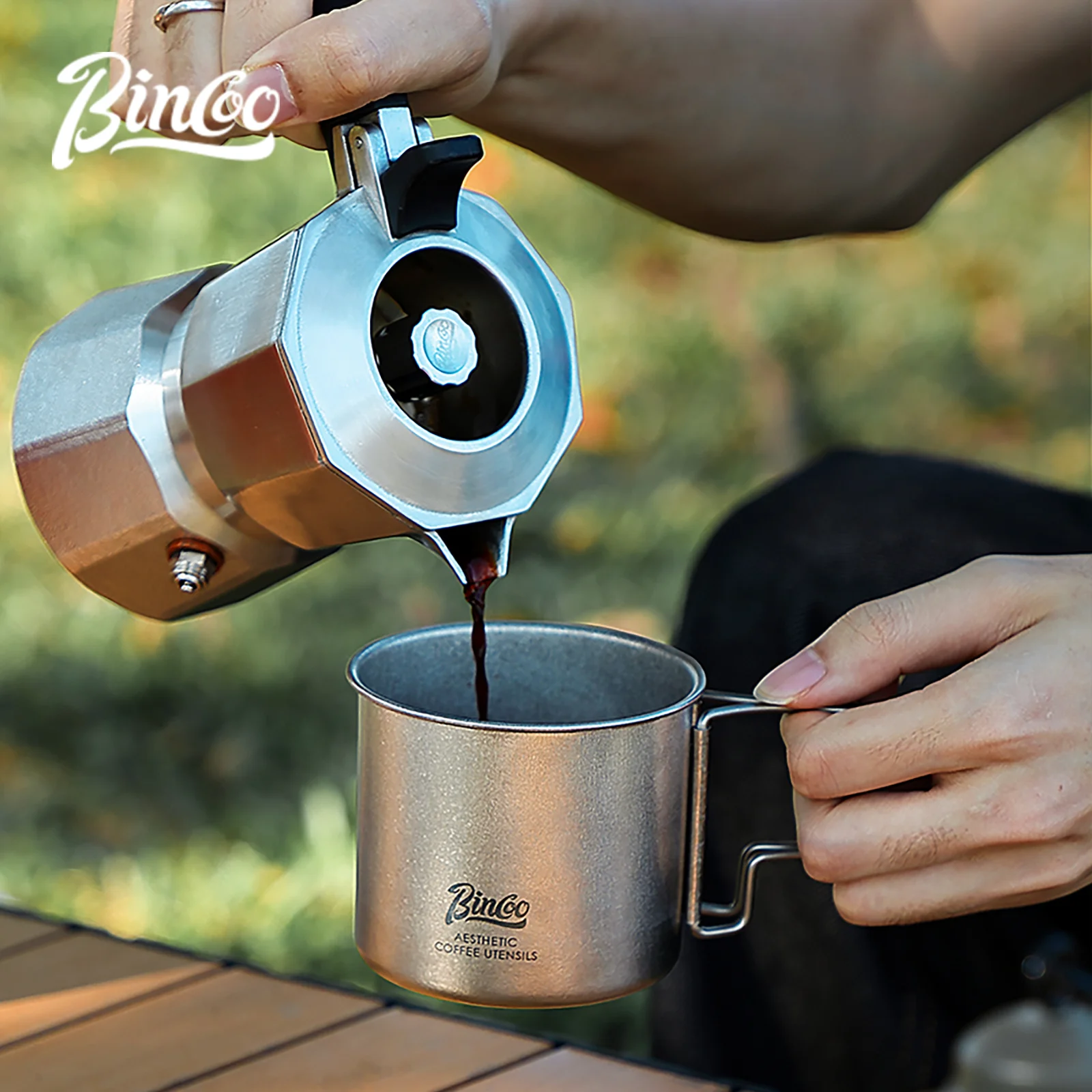 แก้วไทเทเนียมพับได้ Bincoo – แ - Coffee Equipment Camping บทวิจารณ์และราคา