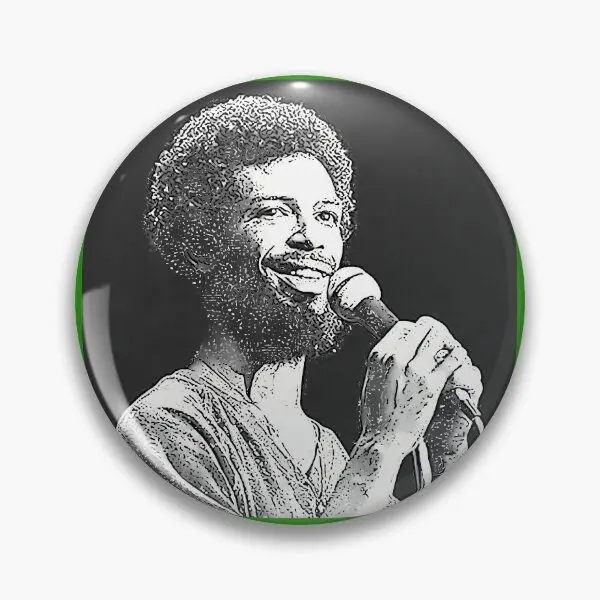 Gil Scott Heron  Soft Button Pin Women Lover Brooch Hat Funny Jewelry Gift Badge Metal Cartoon Cute Creative Collar Clothes