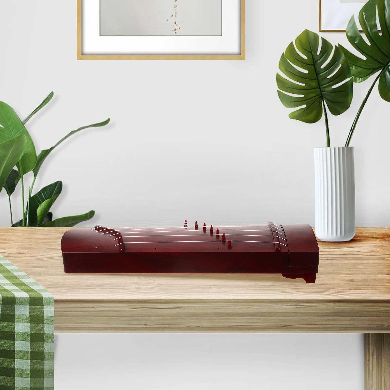 

s Simulated Kids Musical Chinese Instrument Instruments for Beginners Chinese Play Practice Device Red Brown Gift Toy