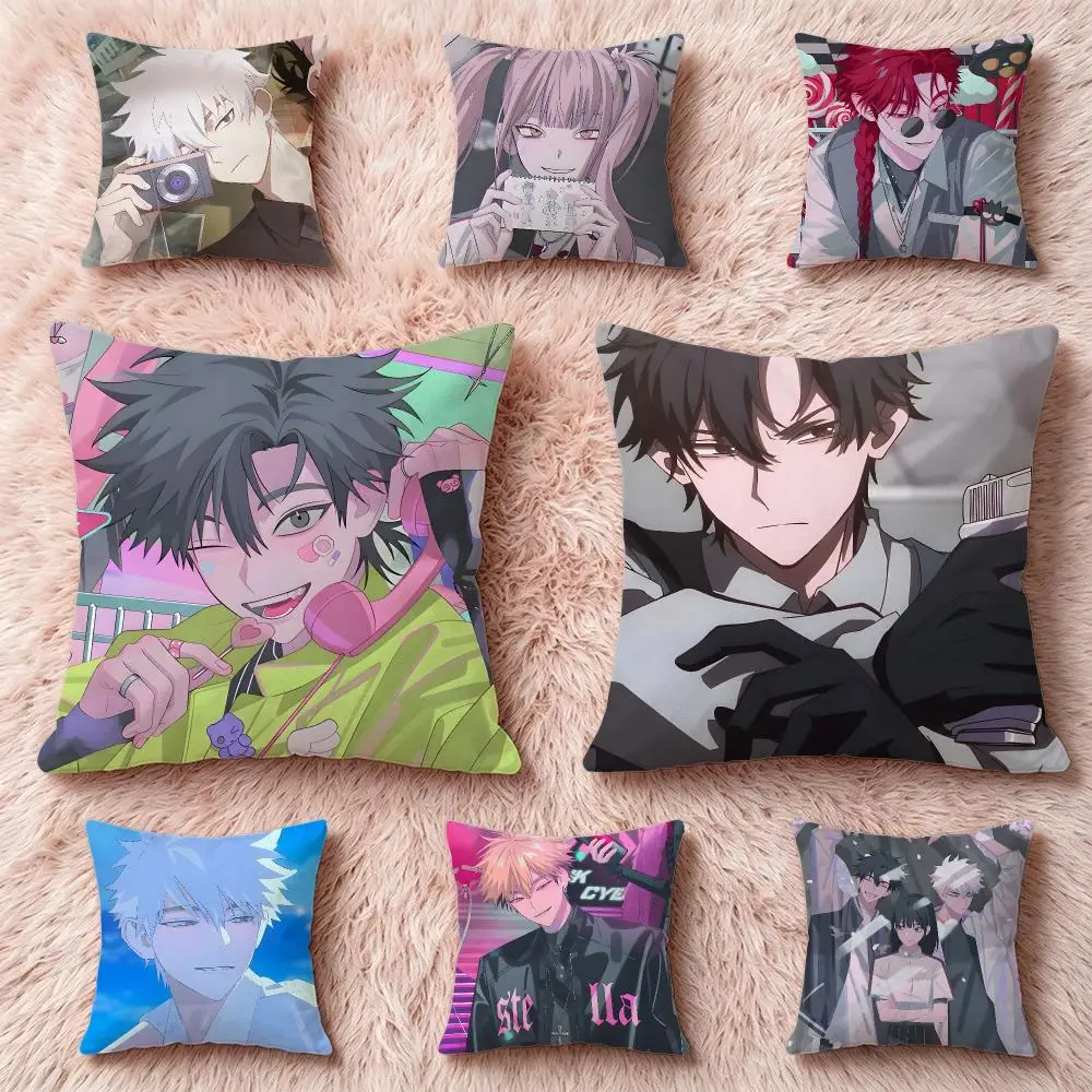 anime LINK CLICK Cushion Cover Pillow Short Plush Pillow Cute Simple Style For Living Room Bedroom Birthday Gift