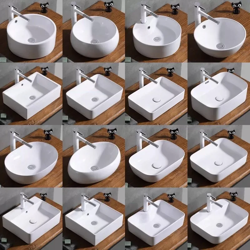 Hotel countertop  Engineering wash Ceramic wash  Single  Wash  Cross-border art