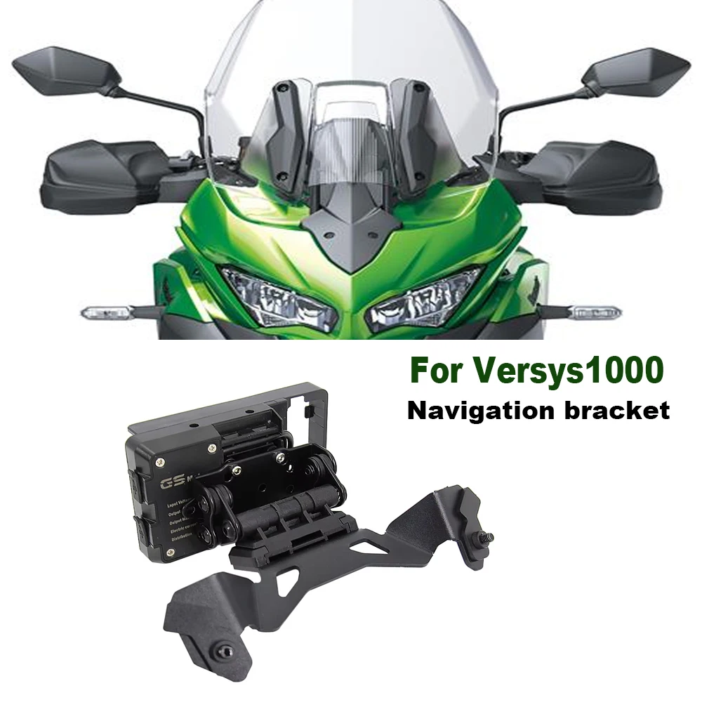For Kawasaki Versys 1000 VERSYS1000 2018 2019 2020 Motorcycle Navigation Bracket GPS Phone holder stand Mounting kit