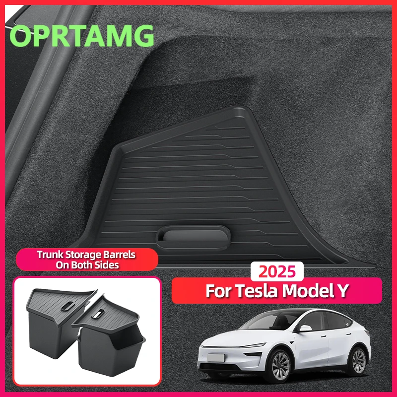 

2025 для Tesla Model Y Juniper 2025 освежается с новым ящиком для хранения, боковое ведро для хранения, ящик для хранения, аксессуары для модификации автомобиля