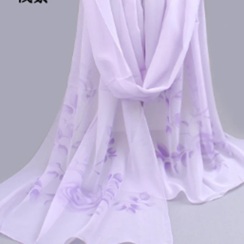 Summer Chiffon Scarf Butterflies Scarves Women's Scarf Long Shawl Spring Chiffon Infinity Scarf Foulard Hijab Scarf