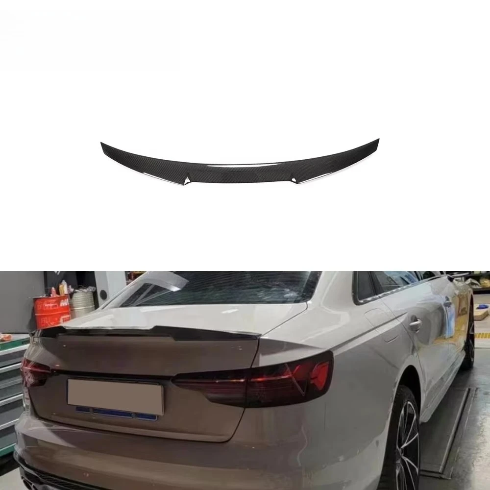 

Carbon Fiber Rear Spoiler for Audi A4 Sline S4 B9 Sedan 4-Door 2017-2023