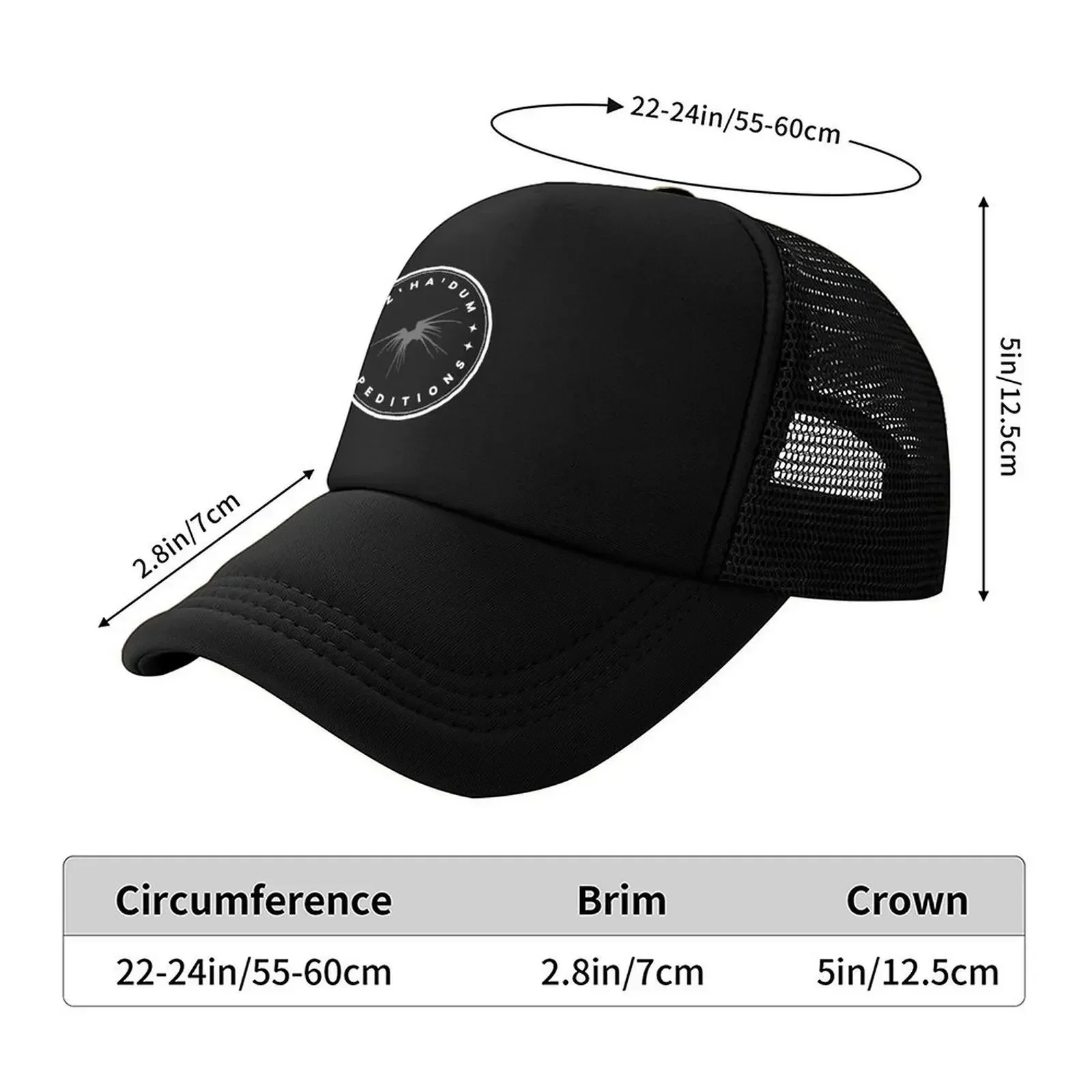 2026 Z'ha'dum Expeditions - Black - Sci-Fi Baseball Cap party Hat Fashion Beach tactical cap western Hat Women's Golf Clothing M