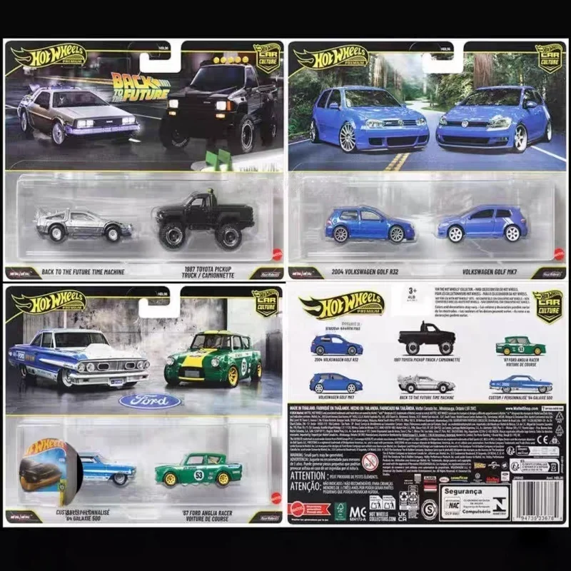 

Горячая новинка: Коллекционные модели автомобилей Hot Wheels 1:64 HBL96, серия Car Culture, набор из двух машинок, литые модели Toyota Custom, игрушки для коллекционирования, подарки на день рождения
