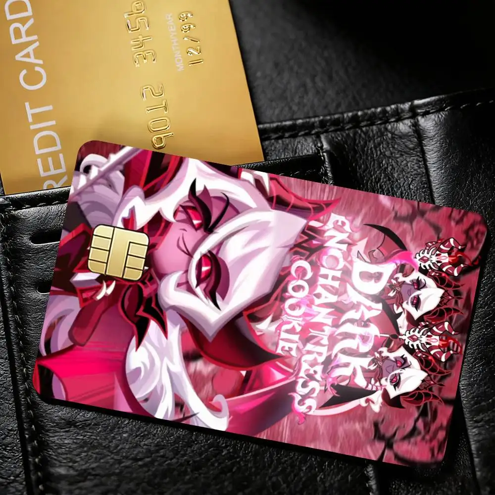 D-Dark E-Enchantress Cookie R-Run Kingdom Decorative Waterproof Film Skin Cover Credit Card Stickers Debit Front Bank Bus Pass