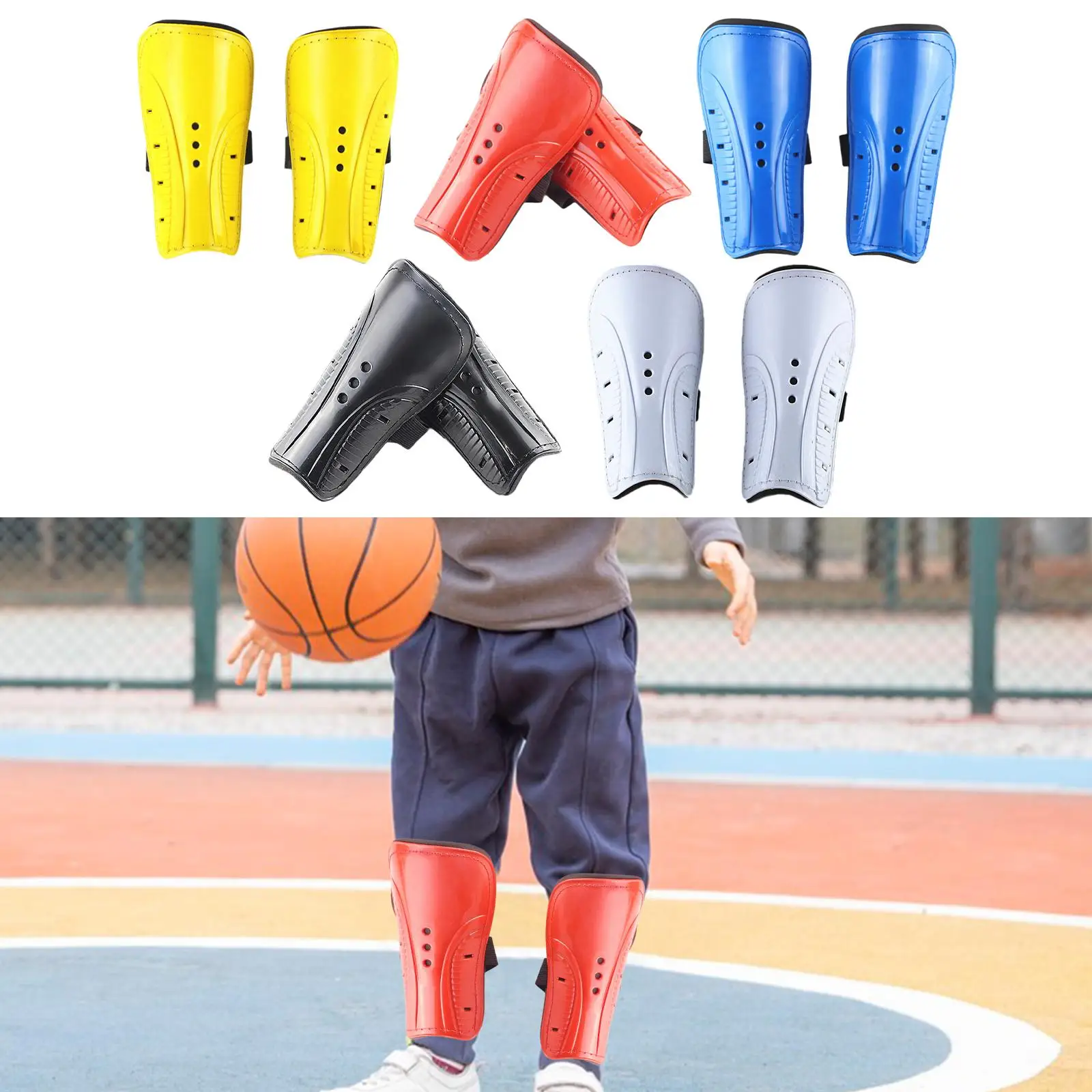 Soccer Shin Guards Shin Pads Shock Absorbing Leg Shin Guards for All Ages Accessories Shinguards Outdoor Sports Protective Gear view 4