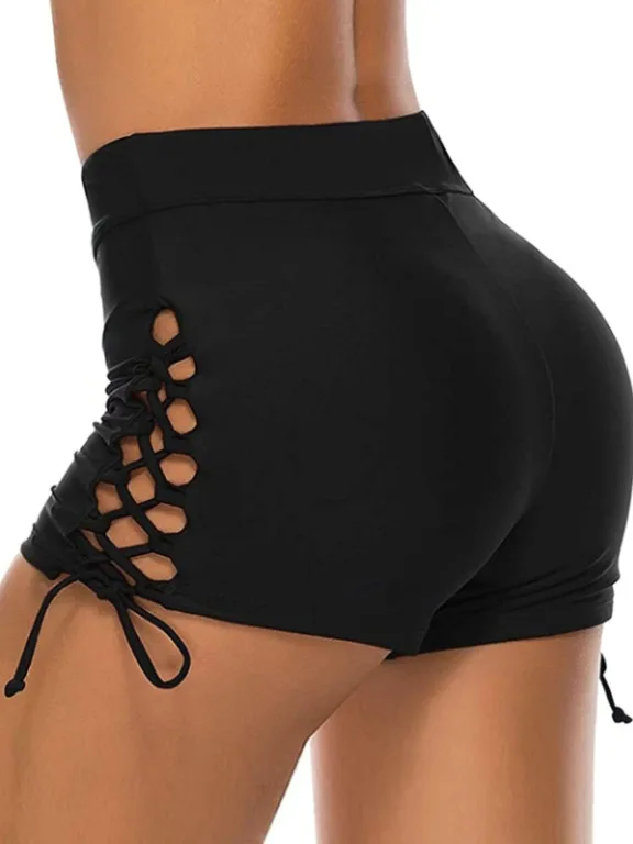 Women\'s High Waist Rave Exotic Pole Dance Shorts Sexy Night bar Elastic Dance Wear Erotic Yoga Sports Exercise Buttock Pants