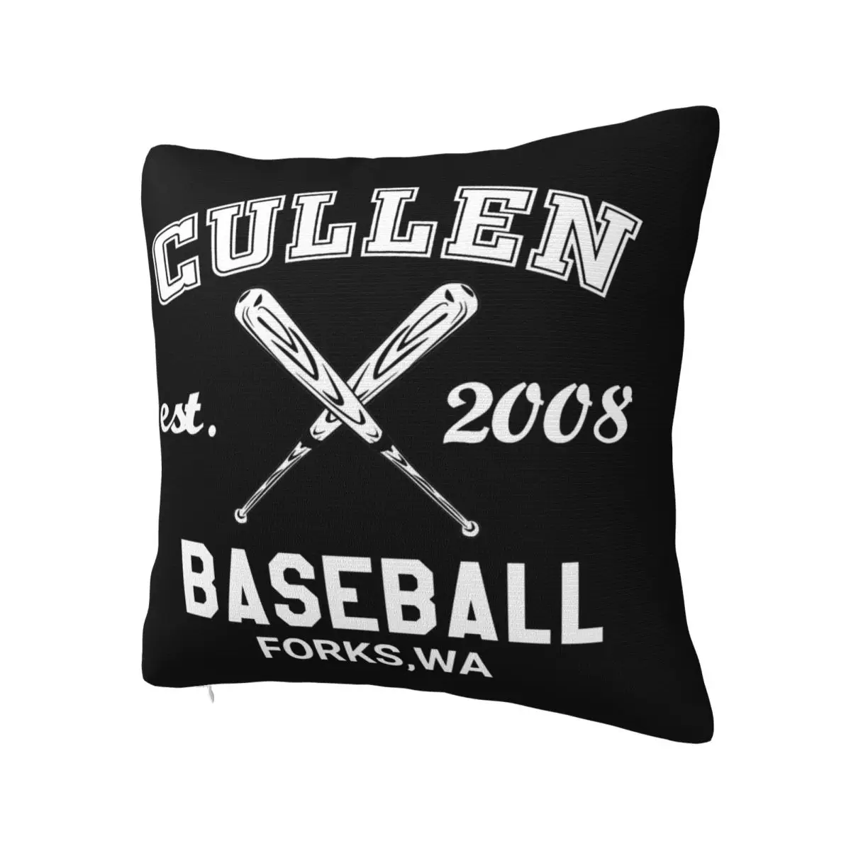 Cullen Baseball Twilight Pillowcase Soft Fabric Cushion Cover Decorative Throw Pillow Case Cover Home Square 40*40cm