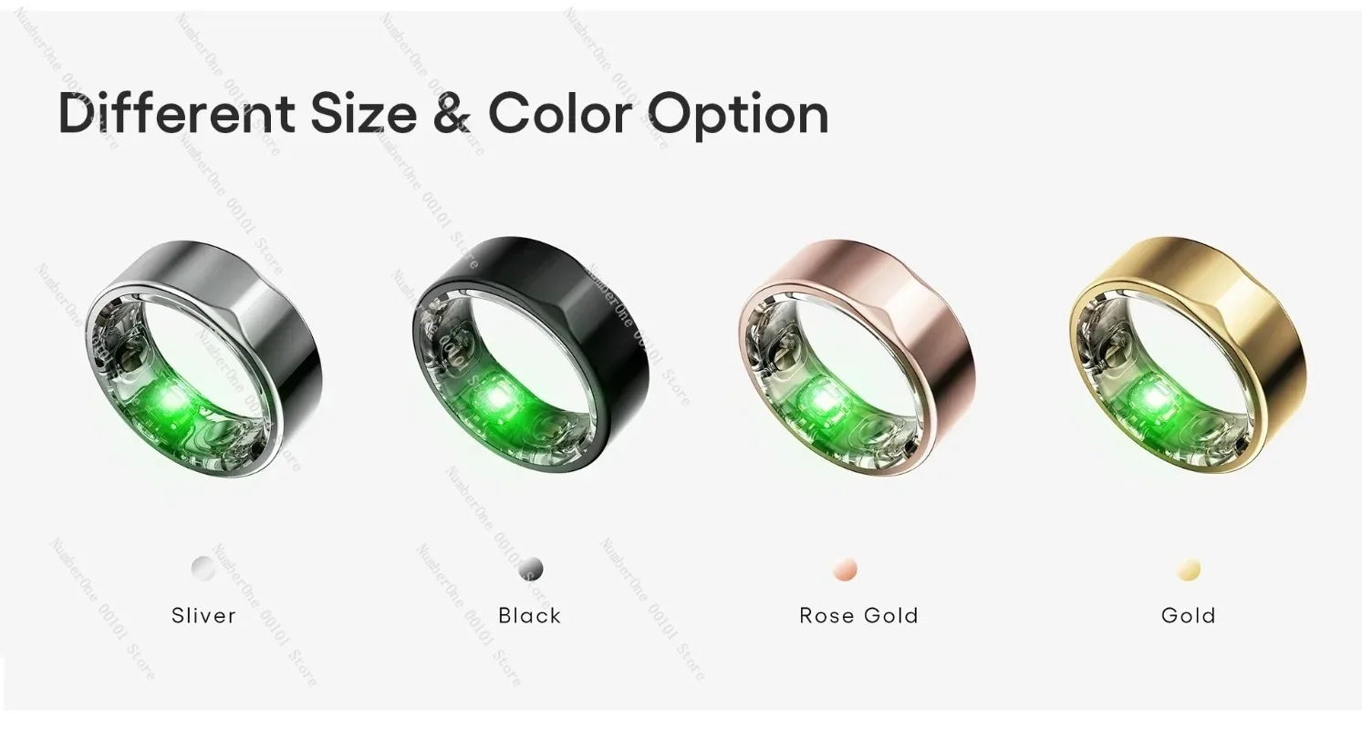 Custom Black Android ring for men women couple Bloo d sur VO2 rings fashion