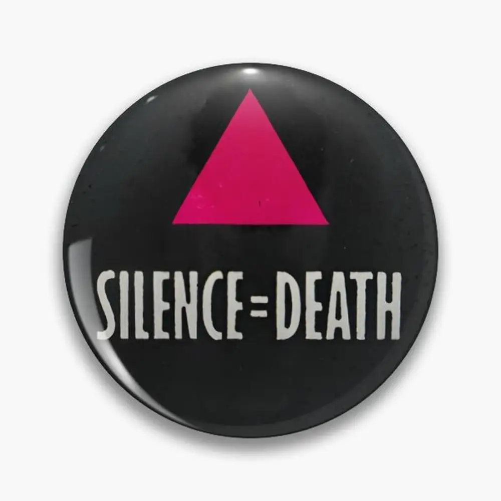 Silence=Death Pin Buttons Brooches  Jewelry Accessory Customize Brooch Fashion Lapel Badges