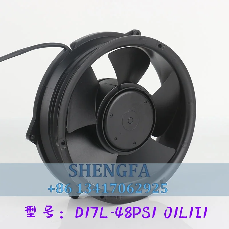Original Nidec 12V 24V 17CM 17050 170X170X50MM Inverter server D17L-48PS1 01L1I1 / BKV 301 216/127 Cooling fan DC48V 0.90A