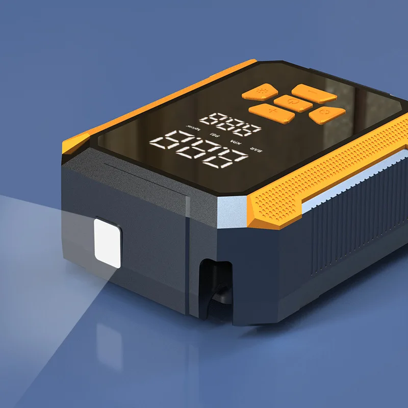 

Портативный мини-электрический автомобильный воздушный насос - насос для накачивания шин с цифровым дисплеем и функцией предустановления давления