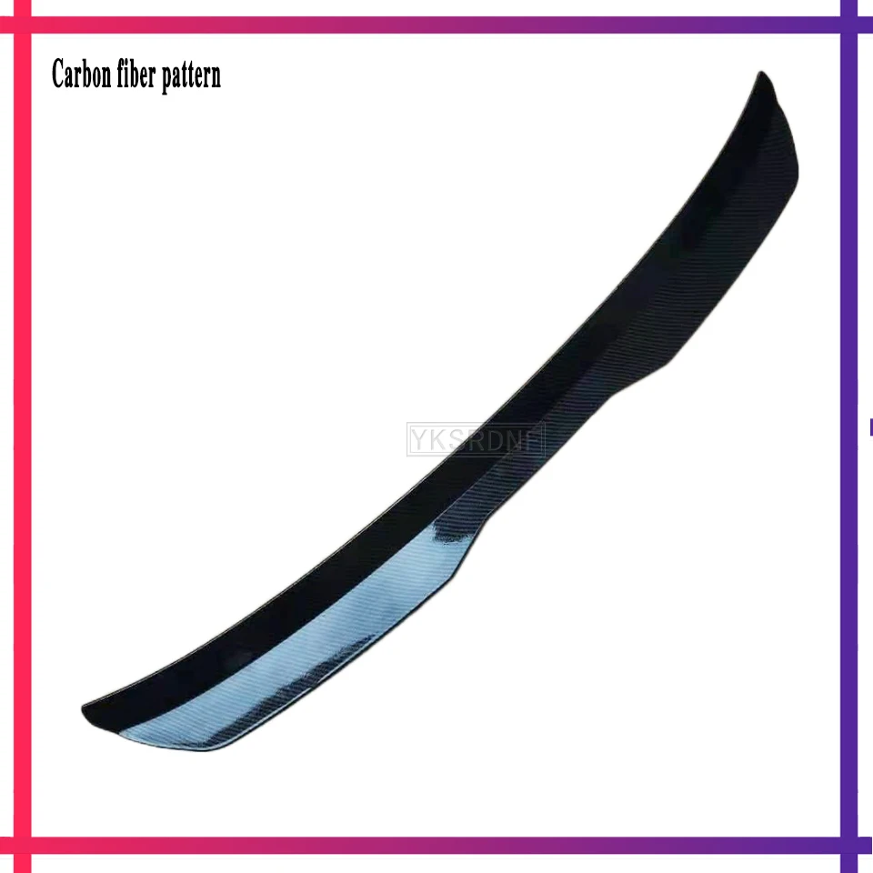 For Renault Megane 4 IV GT Sport Tourer 2016-2020 Hatchback Spoiler ABS Universal Car Tail Wing Rear Roof Lip Spoiler