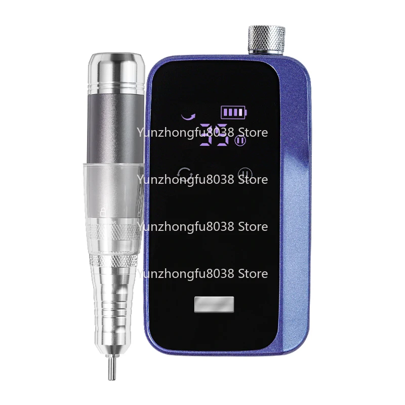 

Portable Electric Nail Drill Machine With LCD Display Rechargeable Nails Sander Machine 35000RPM