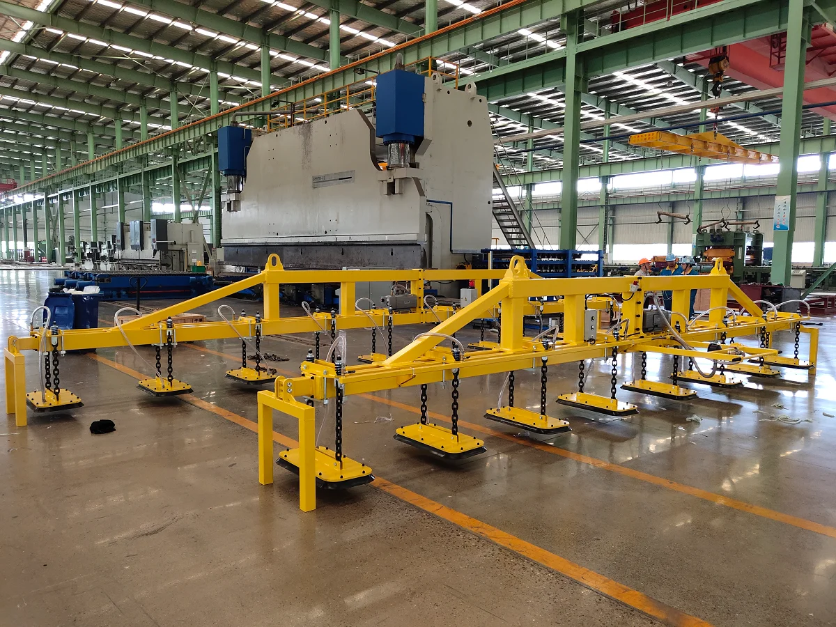 Awovolift Used For Large Steel Plate Vacuum Lifter Within 10T Equip With Remote Control And Alarm Light