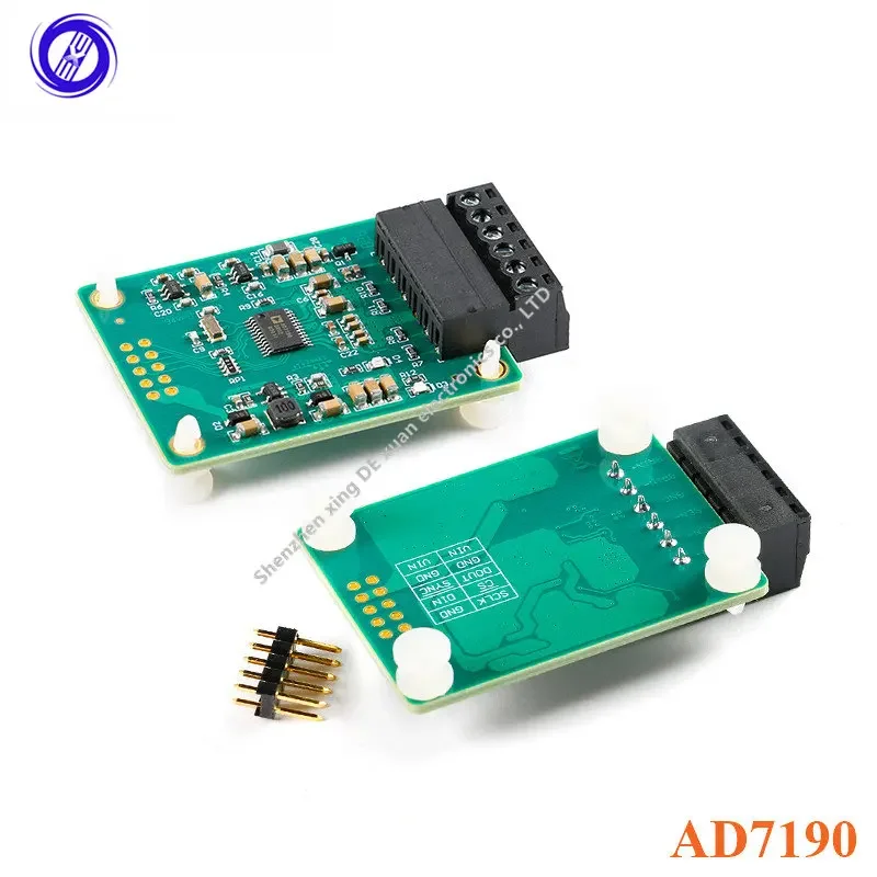 

1Pcs AD7190 ADC High Precision Strain Acquisition Module 24Bit Pressure Acquisition Board Module Strain Bridge