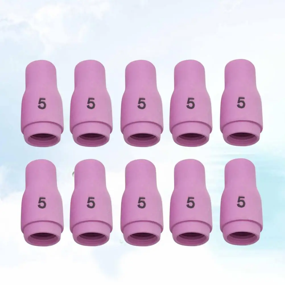10 sztuk 13N09 dysze ochronne do spawania łukiem argonowym dysze ceramiczne kompatybilne z palnikiem spawalniczym-9-17-18-20-25-26
