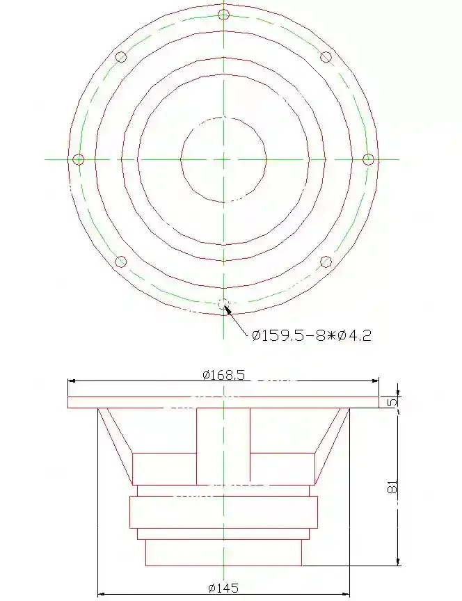 Sensitivity (1w/1m) :95. 7dB  F6S 6.5 inch full-range HIFI speaker pair resonance frequency fs: 40.16Hz
