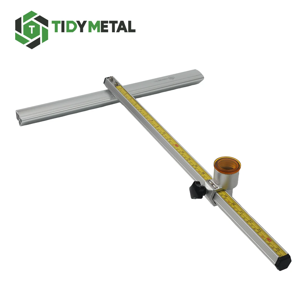 T Shaped Glass Cutter Push Knife Diamond Ceramic Tile Push Adjustable Oil-Fed Glass Cutter for Cutting Thickness 3-12CM