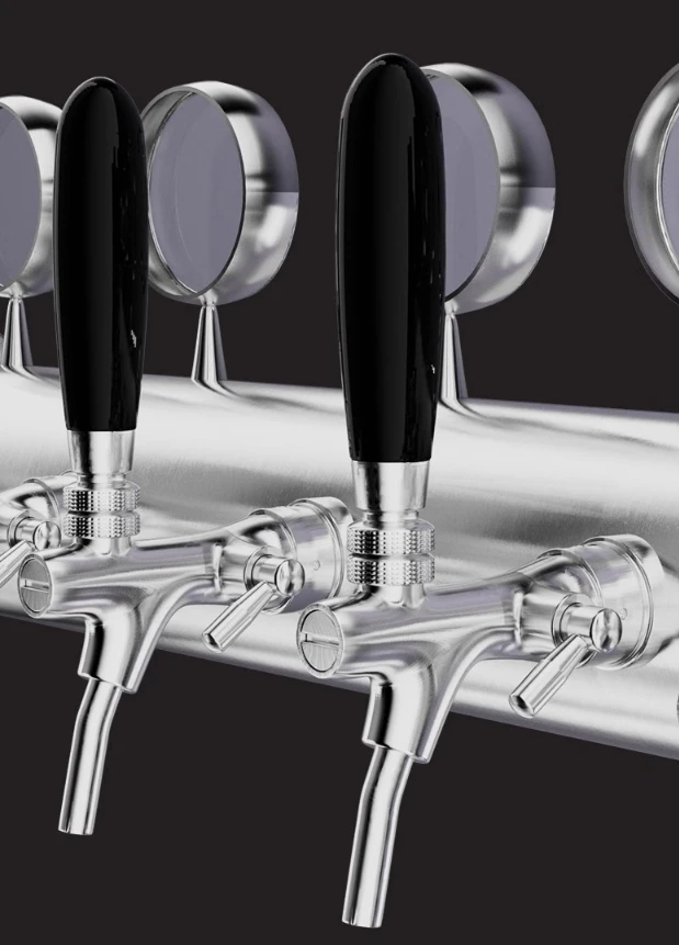 Dispensador de Cerveja Artesanal e Máquina de Chopp Comercial de Aço Inoxidável de Alta Qualidade com Refrigeração a Ar - Sem Avaliações ainda