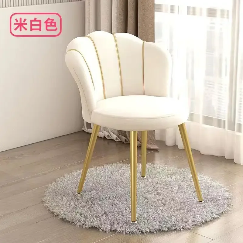 Luxury backrests chairs dormitory makeup Restaurant household bedrooms chair student dressing chairs nordic lounge pink chair