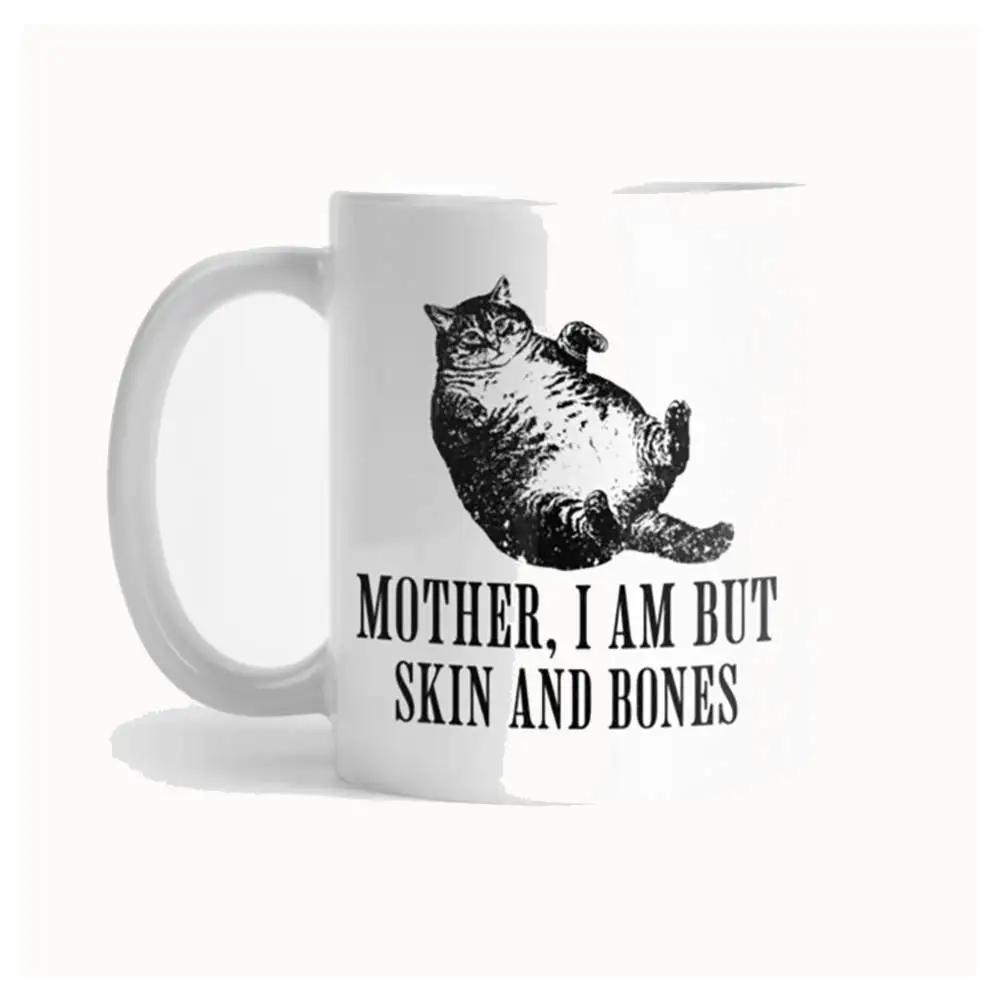 Mother-I-Am-But-Skin-And-Bones Mug Waterproof Stickers For Decorating Car Windows Motorcycles And Computers.