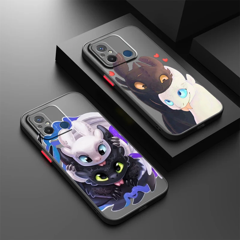 How to Train Your Dragon For Xiaomi Redmi 12 12C 10 11A 10X 10C 9C 9A 9AT 9 8A 8 Frosted Translucent Hard Phone Case