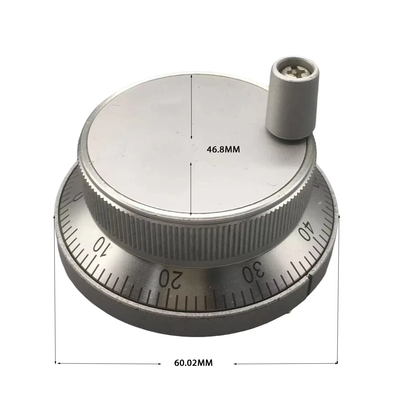 60mm 6 Terminals Pulse 5V DC Handwheel Manual Encoder Rotary Encoder
