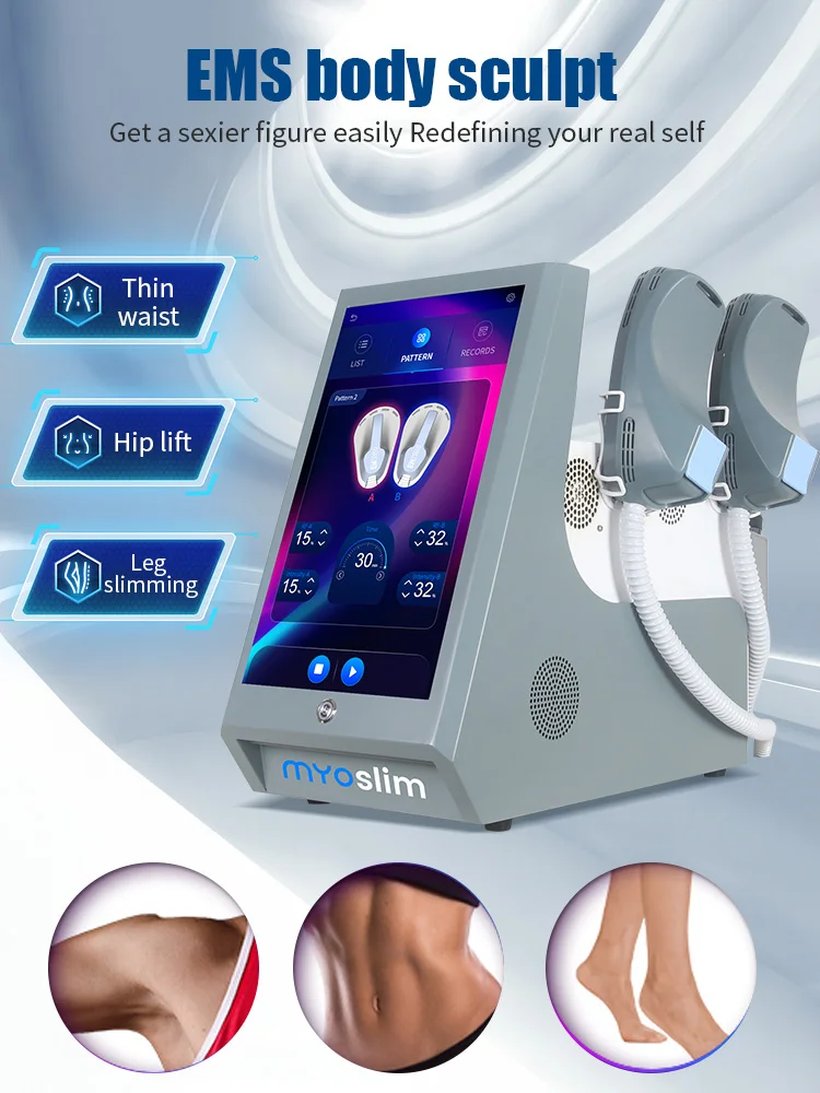 

MYOSlim Emo New 6500w Professional Ems Rf Bodybuilding Fat Burning Hip Slimming Muscle Stimulating Slimming Body Shaping Machine