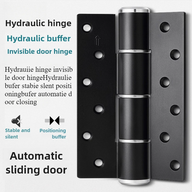 

2pcsAuto Close Positioning Hydraulic Cushion Hinge Invisible Door Hinge Concealed Door Hinge Closer