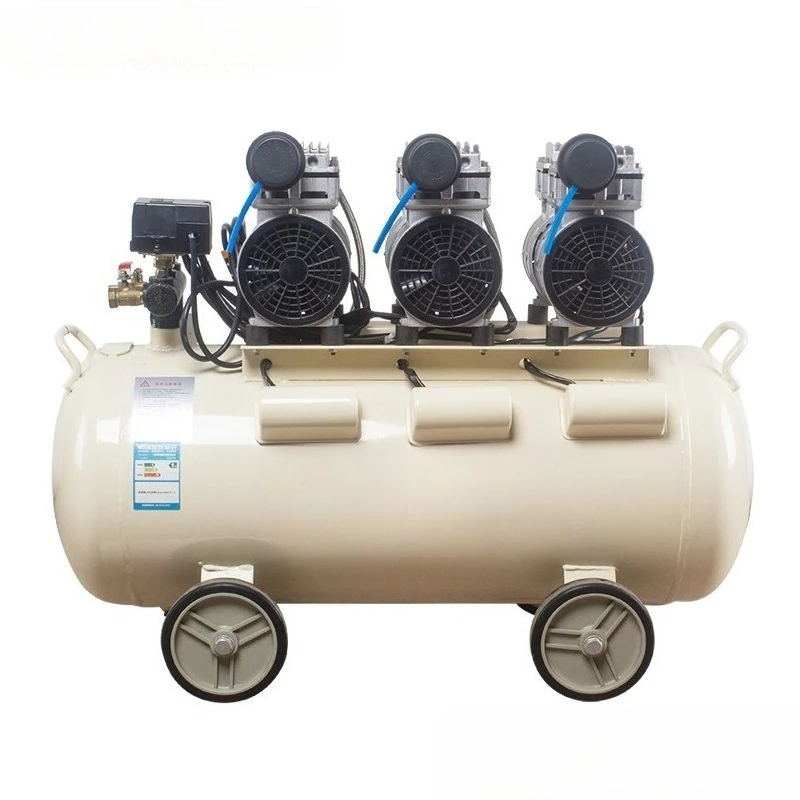 Industrial-grade silent auto repair oil-free air pump for air compressors