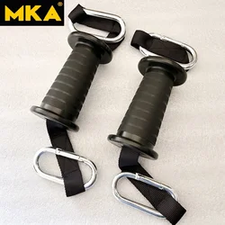MKA 1 Pair Cone Non Slip Aluminum Metal Handles Biceps Flexion And Triceps Downward Pressure Fitness Handl home gym Equipment