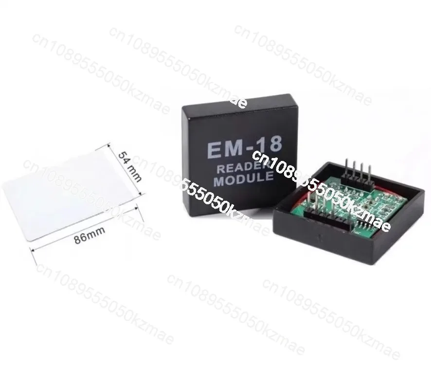 وحدة قارئ RFID لـ EM-18 أصلية جديدة 125 كيلو هرتز مع هوائي لنظام التحكم في الوصول DIY للمنزل