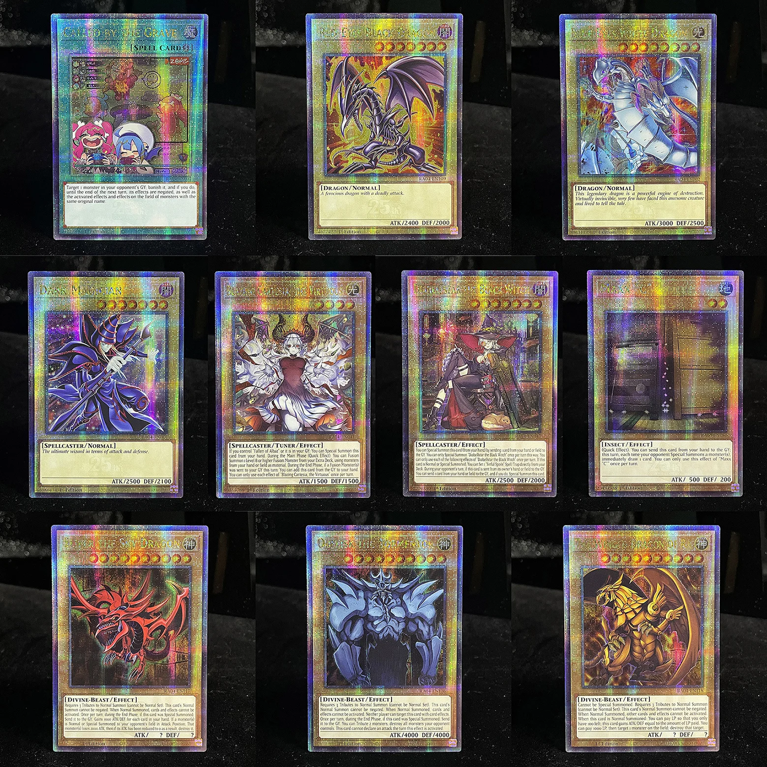 

10 шт. YuGiOh Высококачественная карта «сделай сам» серии RA04 QCS Blazing Cartesia the Virtuous/Diabellstar the Black Witch/Maxx C New Art Came