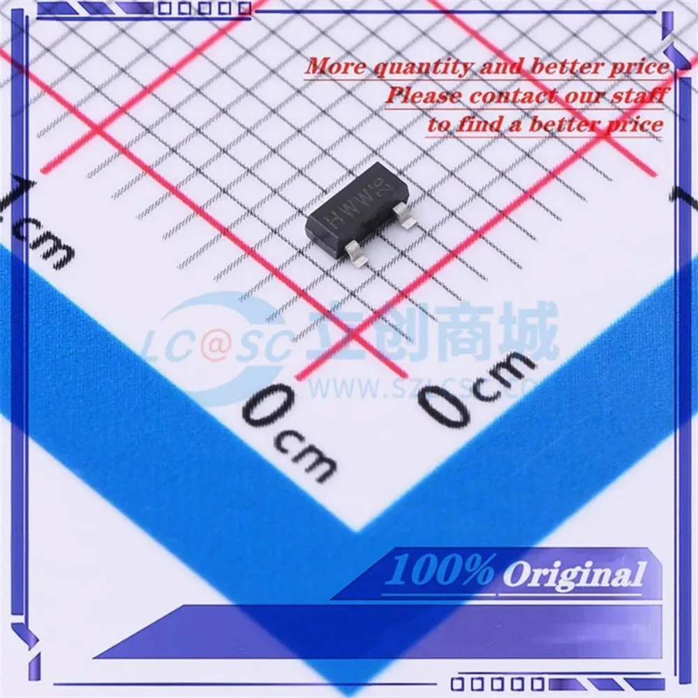 Transistor bipolar HWW RF, BFU550AR SOT-23, BFU550, serigrafía, nuevo, Original, 1 unidad por lote