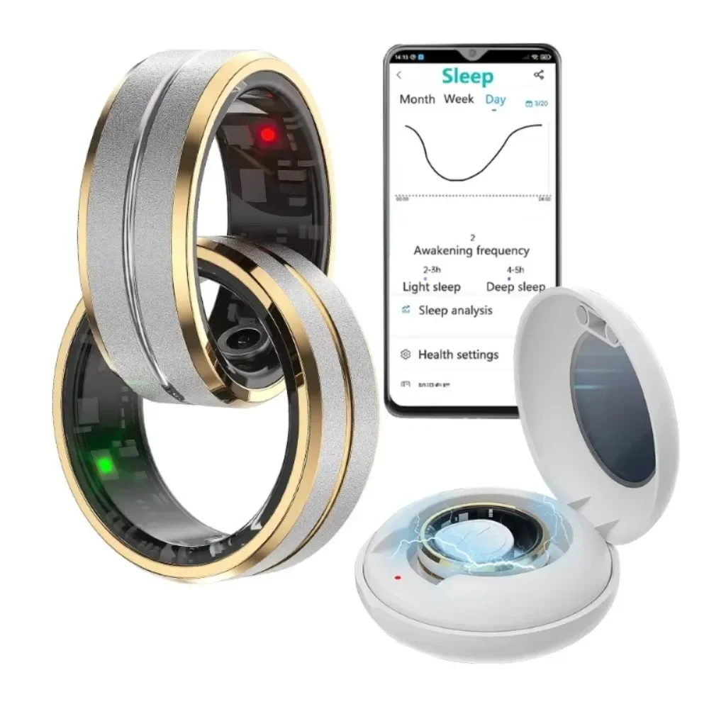 

App Control Smart Tasbih Zikr Muslim Ring Digital Oura Smart Rings with Health Monitor for men Smart Ring